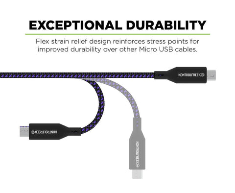 12FT USB A-to-Micro Gaming Cable